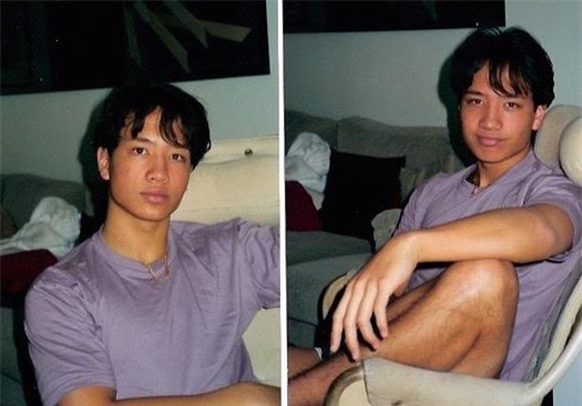 Ảnh ngô nghê của Kim Lý thời thơ ấu