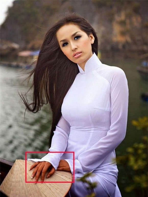 Hoa hậu, Á hậu Việt lỗi photoshop 9