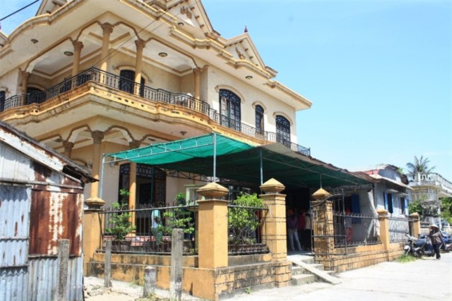 Ngôi nhà xảy ra vụ án mạng. Ảnh: Điền Quang.