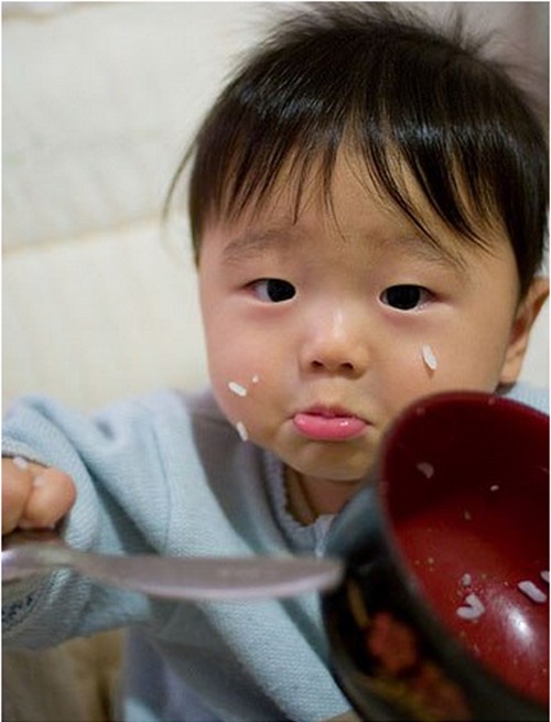 ăn dặm, tập ăn, dạy bé
