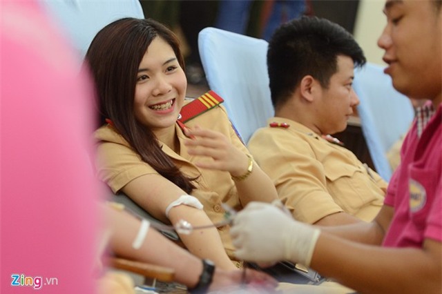 Kho dự trữ cạn kiệt, 1.500 công an Hà Nội hiến máu