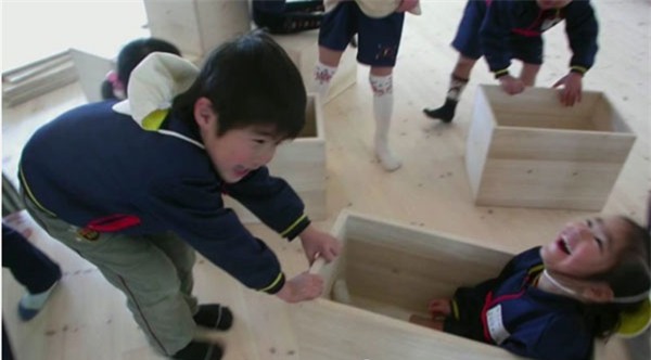 Nhật Bản, mầm non, trò chơi, lạ, sáng tạo, thiên nhiên, trẻ con