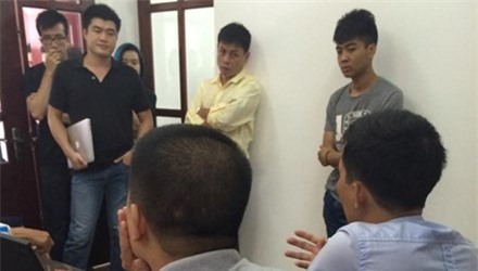 Một buổi hội thảo tuyển tài xế của Uber.