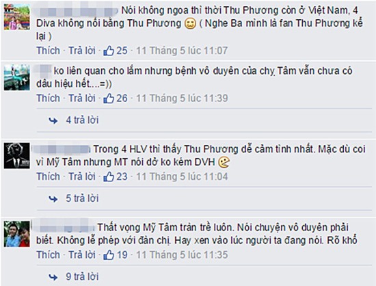 Thu Phương, fanclub, Việt Nam, the voice, mỹ tâm
