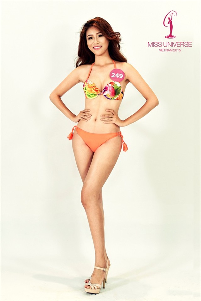 Người đẹp HH Hoàn vũ miền Bắc khoe số đo chuẩn với bikini