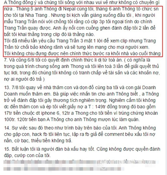 Trang trần lên tiếng 10