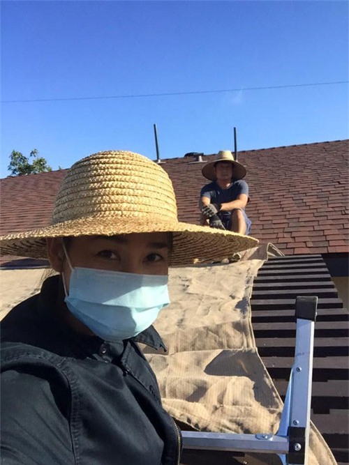 Bằng Kiều nhễ nhại mồ hôi tự sửa nhà ở Mỹ - 3