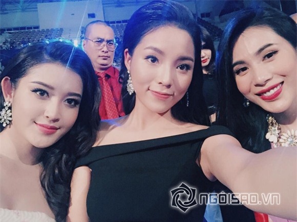 Hoa hậu Kỳ Duyên lộ bụng mỡ khi diện váy bó sát 0