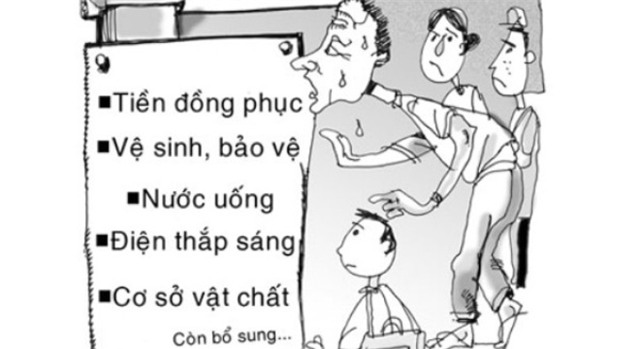Phụ huynh, học sinh, tiền trường