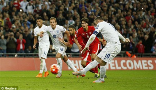 Anh - Thụy Sỹ: Rooney ghi dấu vào lịch sử - 1