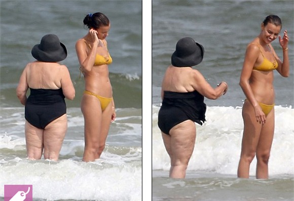 Bồ cũ Ronaldo quấn quýt tình mới trên bờ biển 11