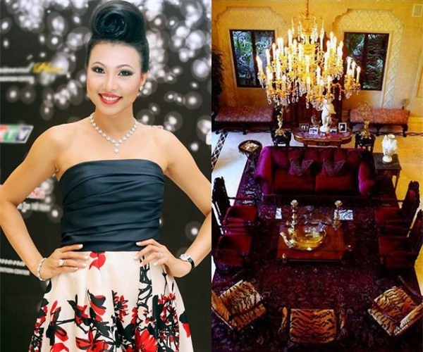 Ngô Mỹ Uyên sở hữu biệt thự dát vàng có giá đến vài trăm tỷ đồng. Báo chí đăng tải nhiều bài viết và không giấu sự trầm trồ về độ xa hoa. Ngô Mỹ Uyên cho biết, cũng vì được quảng cáo rộng rãi nên trộm biết đường đột nhập. “Khi vừa lên báo xong, ngày hôm sau kẻ trộm đột nhập vào nhà, lấy đi bốn điện thoại, đồng hồ và toàn bộ tiền mặt của tôi để trong phòng” cô than thở.