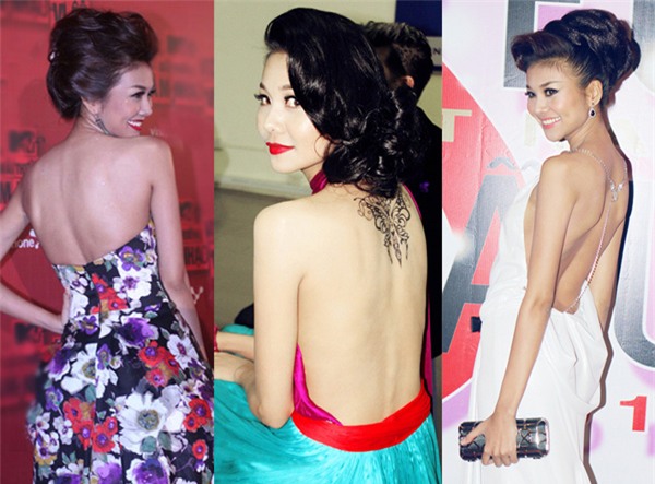 Hình ảnh Sao Việt khéo khoe lưng trần với váy gợi cảm số 5