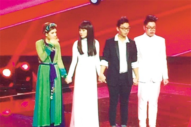 Quán quân của Giọng hát Việt 2015 được đánh giá nghiêng về Yến Lê của đội HLV Tuấn Hưng. Ảnh: LVPH