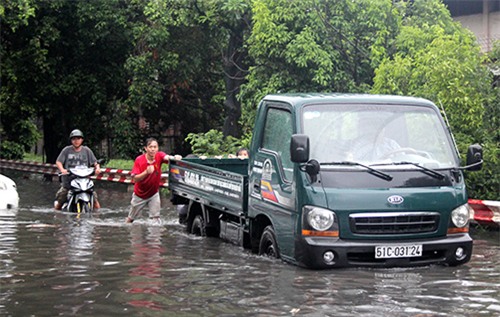 ngập, TPHCM, ùn tắc