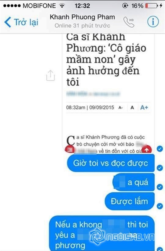 Khánh Phương bị cô giáo mầm non tố 0