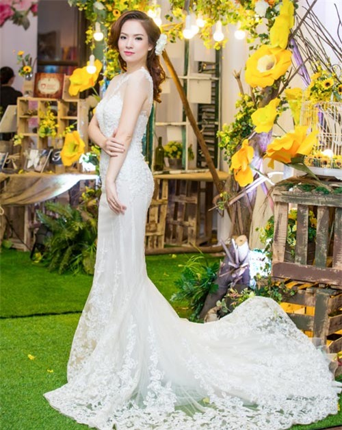 Đan Lê hai con vẫn hút hồn khi làm cô dâu - 1