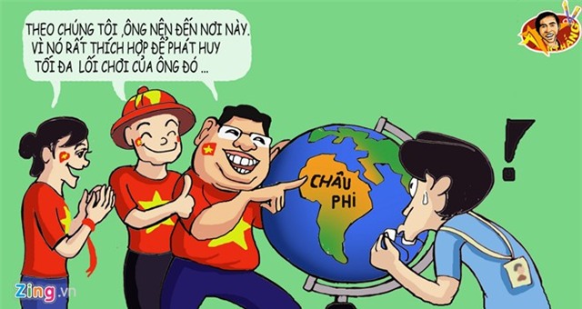 Hí họa: CĐV khuyên ông Miura sang châu Phi làm HLV