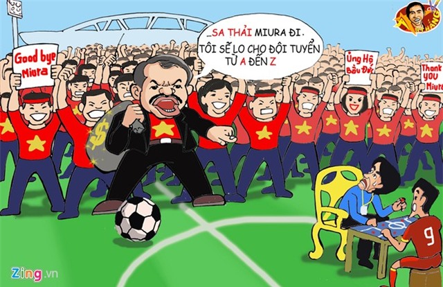 Hí họa: CĐV khuyên ông Miura sang châu Phi làm HLV