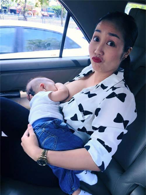 Mỹ nhân Việt bận rộn vẫn quyết nuôi con bằng sữa mẹ - 5