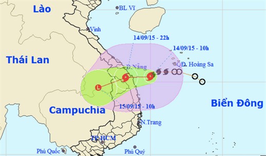 bão số 3, Vamco, nguy hiểm, đổ bộ, mưa lớn Quảng Nam, Đà Nẵng, Quảng Ngãi