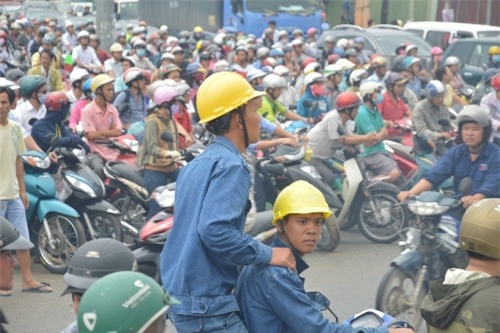 Sài Gòn, kẹt xe, mưa lụt, ngập nước, ngập lụt