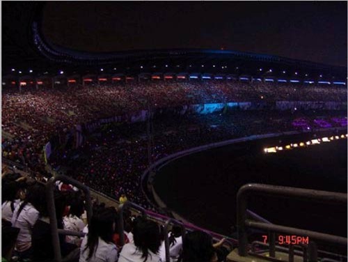 Black ocean đáng sợ trong đêm nhạc Dream Concert năm 2008.