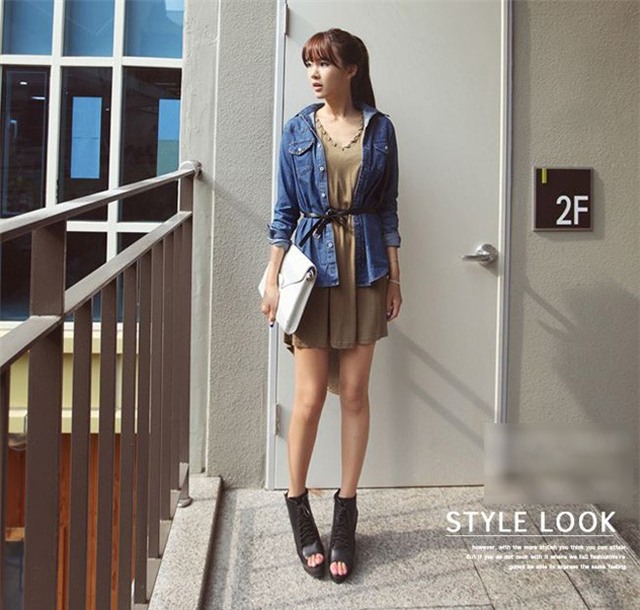 10 kiểu phối đồ sành điệu với sơ mi denim