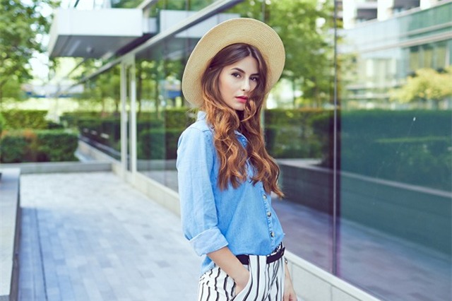 10 kiểu phối đồ sành điệu với sơ mi denim