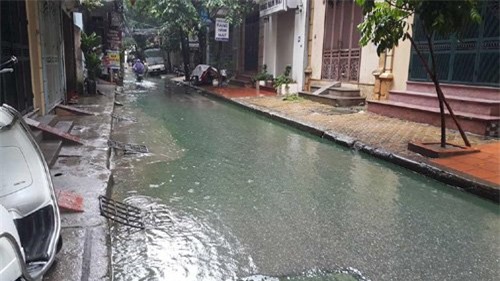 Tam Trinh, mưa, ngập, Hà Nội