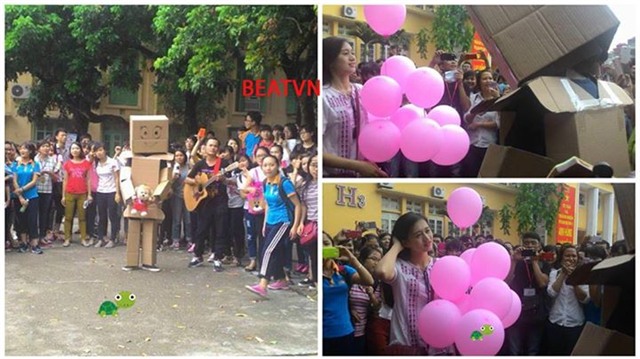 Xôn xao màn tỏ tình với 