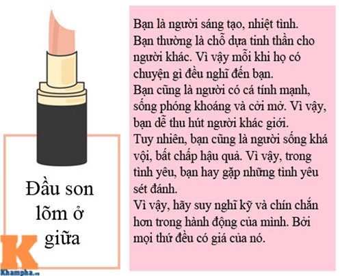 'Bắt bài' tính cách của nàng qua hình dáng đầu thỏi son - 5