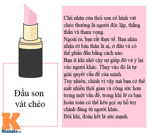 'Bắt bài' tính cách của nàng qua hình dáng đầu thỏi son - 9