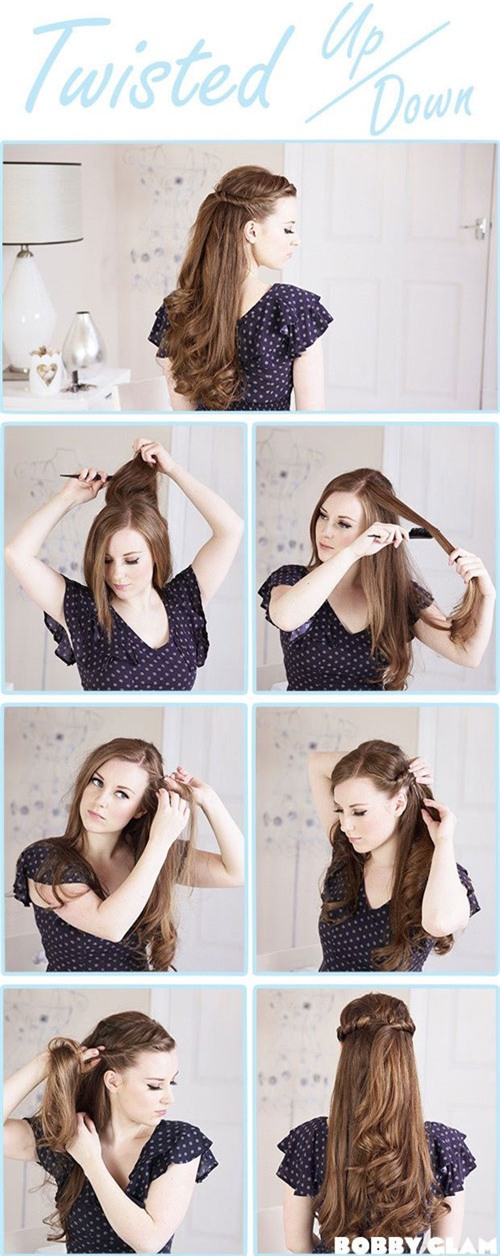 8 kiểu tóc dễ làm giúp bạn gái xinh đẹp đi chơi trung thu - 5