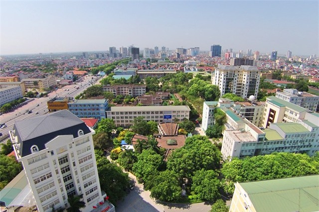 Những trường học đẹp ở Hà Nội nhìn từ trên cao