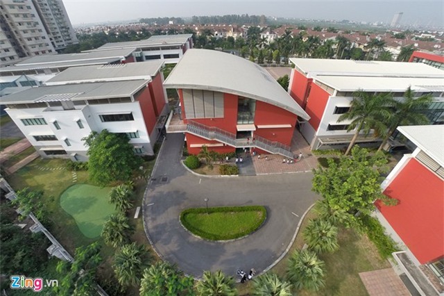 Những trường học đẹp ở Hà Nội nhìn từ trên cao