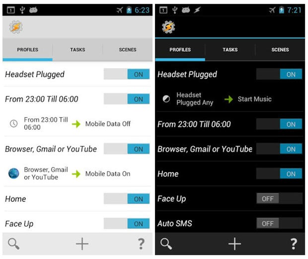 tiết kiệm pin, Android