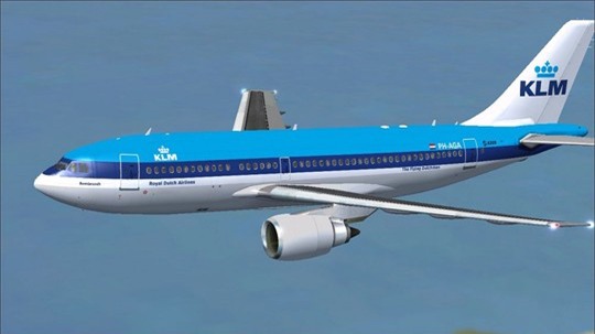 Máy bay của hãng hàng không KLM. Ảnh: Fly Away Simulation