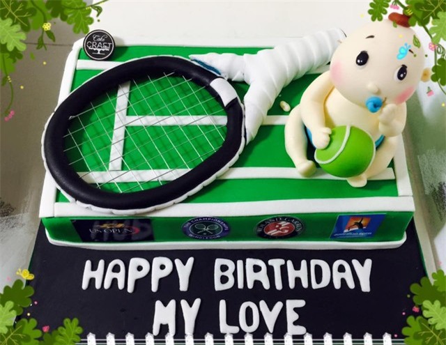 Chiếc bánh sinh nhật Tâm Tít dành tặng cho ông xã