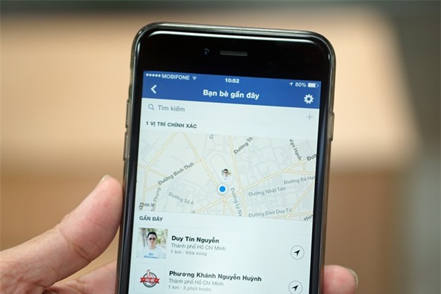 Facebook thêm tính năng tìm bạn quanh đây