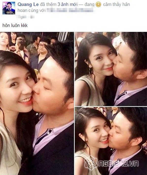 Quang Lê hôn bạn gái 0