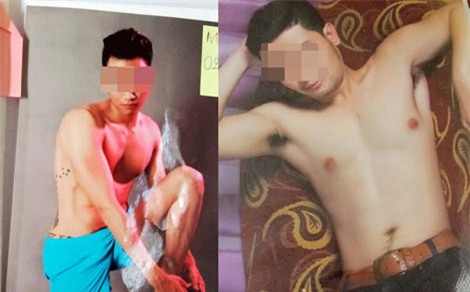 Các “mỹ nam” được quảng cáo trong album (Ảnh: CAND)