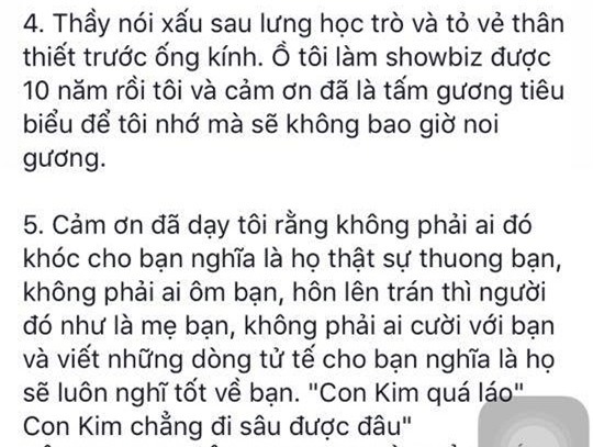 Kimmese lên tiếng