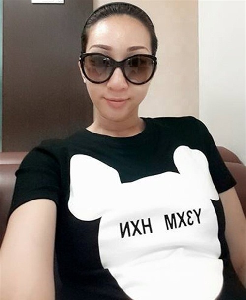 Lều Phương Anh tự tin khoe bụng bầu 7 tháng - 1