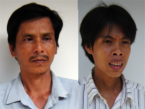 Hai lang vườn đánh chết người Lưu Văn Hoàng và Lê Thanh Tú. Ảnh: Minh Anh