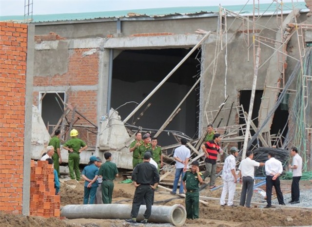 Hiện trường vụ tai nạn. Ảnh: K.Thành.