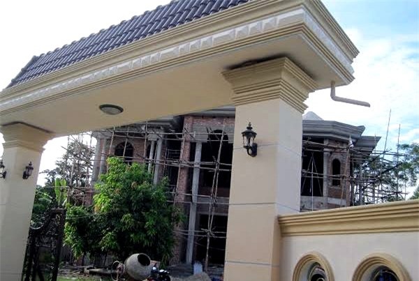 Hòa Khương, xuất ngoại, sang Lào, xây dựng, chủ thầu, biệt thự, Hòa-Khương, xuất-ngoại, Lào, xây-dựng