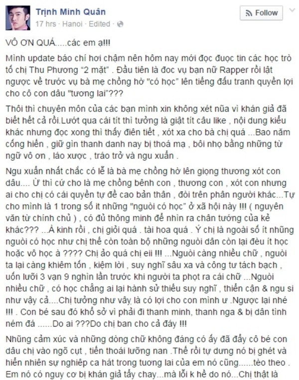 Minh Quân - Thu Phương