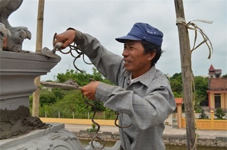 Mục kích 'bàn tay dị nhân' của thợ xây ở Nam Định - ảnh 2