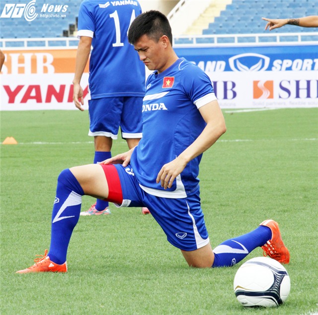 Dù đã ở tuổi 30, Công Vinh hiếm khi chấn thương dưới thời HLV Miura (Ảnh: Hoàng Tùng)